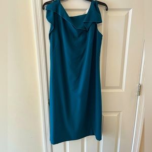 Peacock blue/deep teal dress with tags